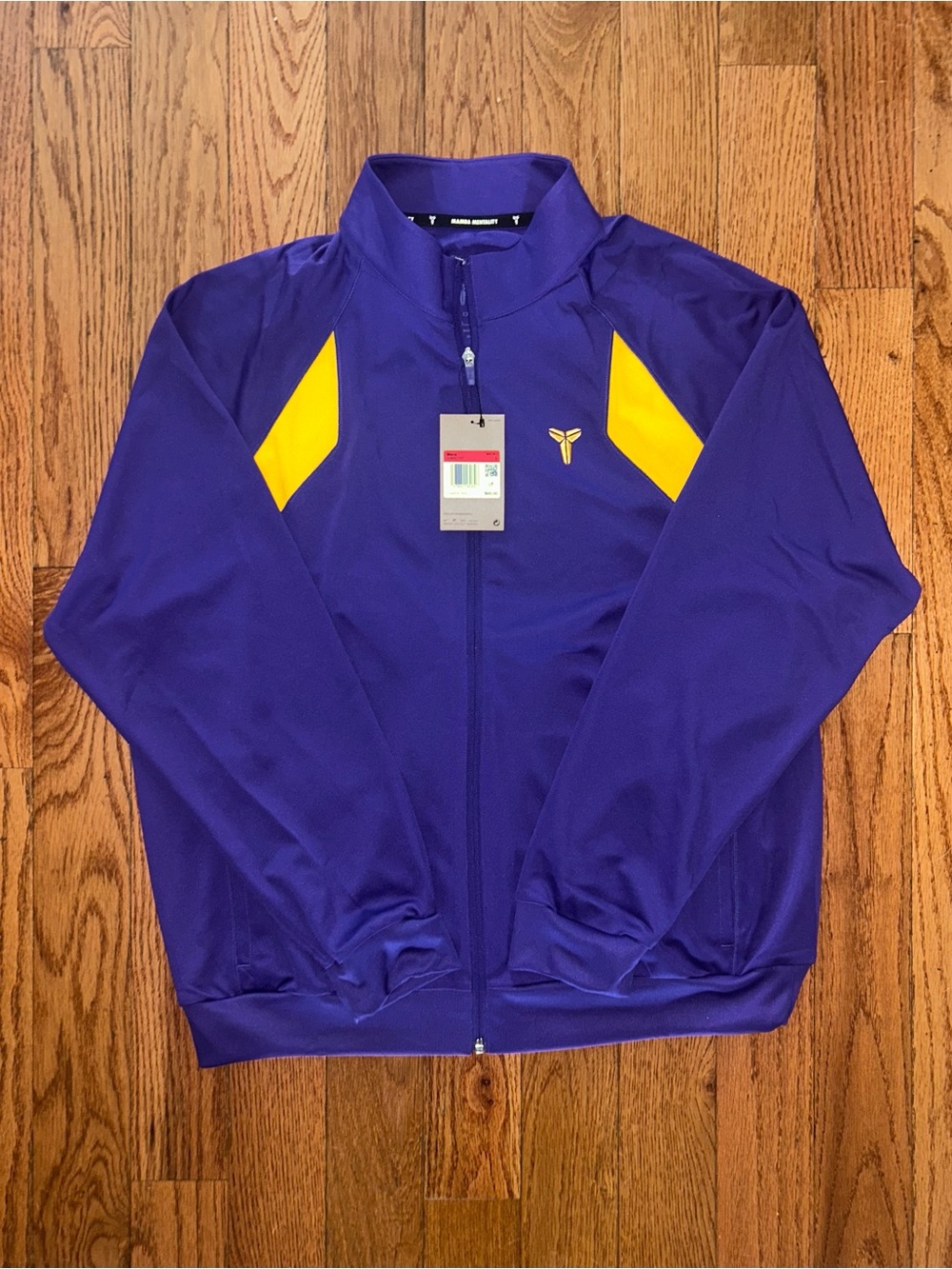 Kobe Bryant Black Mamba Lakers Colorway Nike Track Jacket Size Large NEW